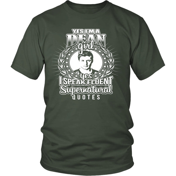 Yes Im A Dean Girl - Apparel - T-shirt - Supernatural-Sickness - 5