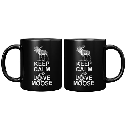 Keep Calm And Love Moose Mug