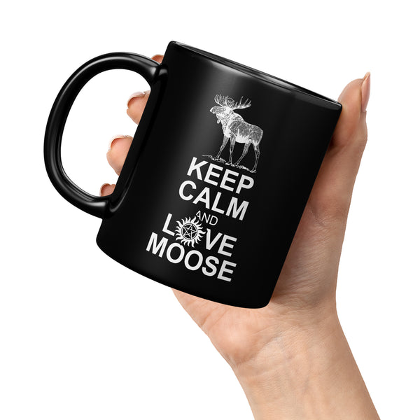 Keep Calm And Love Moose Mug