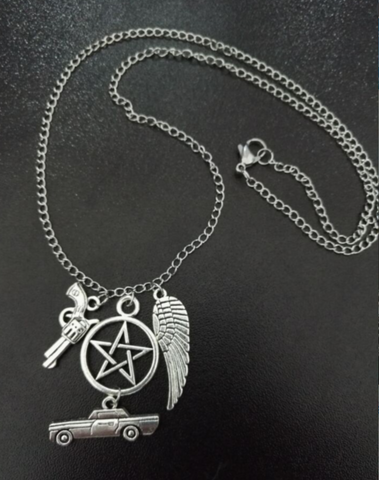 Supernatural Winchesters Charm Necklace - Necklace - Supernatural-Sickness - 1