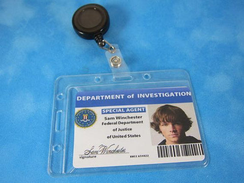 Supernatural Inspired FBI ID badge Retractable, Cosplay, Supernatural - Badge - Supernatural-Sickness - 1