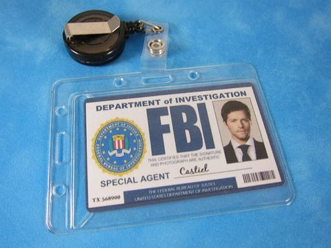 Supernatural Inspired FBI ID badge Retractable, Cosplay, Supernatural - Badge - Supernatural-Sickness - 2