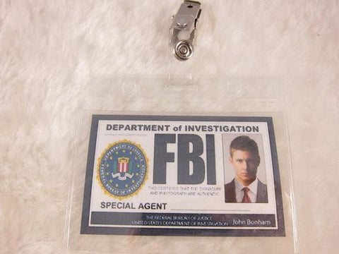 Supernatural Inspired FBI Badge - Dean - Badge - Supernatural-Sickness