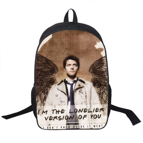 Supernatural Castiel Backpack Bag β Supernatural-Sickness