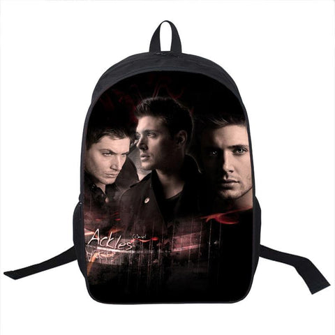 Supernatural Jensen Ackles Backpack Bag - Bags - Supernatural-Sickness
