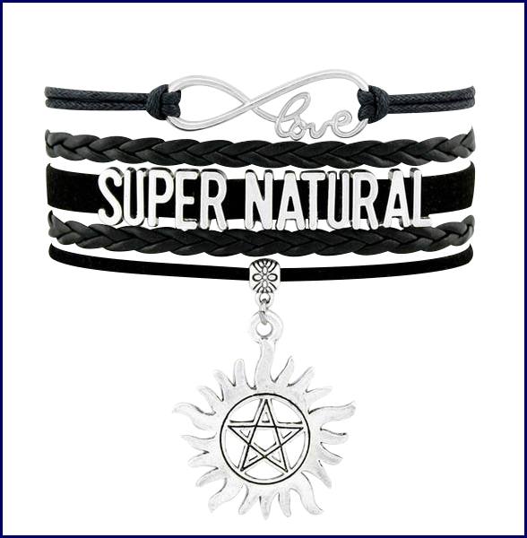 Supernatural Angel Wings Pentagram Bracelet - Bracelet - Supernatural-Sickness - 2