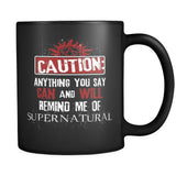 Caution Mug - Drinkware - Supernatural-Sickness - 1