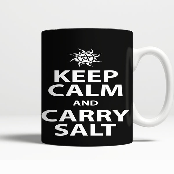 Keep Calm And Carry Salt - Mug - Drinkwear - Supernatural-Sickness - 1