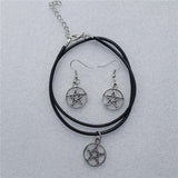 Supernatural Silver Pentagram Jewelry Set (Free Shipping) - Jewelry - Supernatural-Sickness - 1