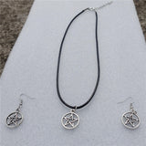 Supernatural Silver Pentagram Jewelry Set (Free Shipping) - Jewelry - Supernatural-Sickness - 2