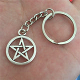 Silver Pentagram Keychain (Free Shipping) - Keychain - Supernatural-Sickness - 2