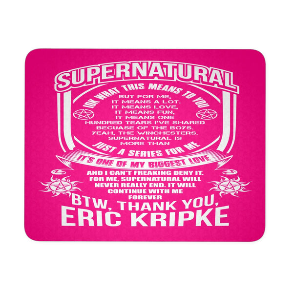 Eric Kripke - Mousepad - Mousepads - Supernatural-Sickness - 4
