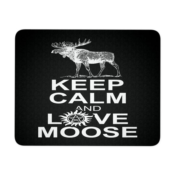 Keep Calm And Love Moose Mousepad - Mousepads - Supernatural-Sickness - 1