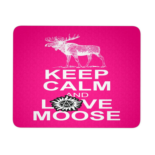 Keep Calm And Love Moose Mousepad - Mousepads - Supernatural-Sickness - 3