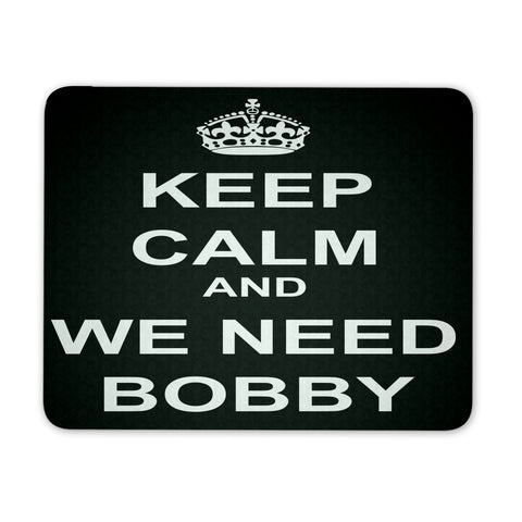 Keep Calm and we need Bobby - Mousepad - Mousepads - Supernatural-Sickness