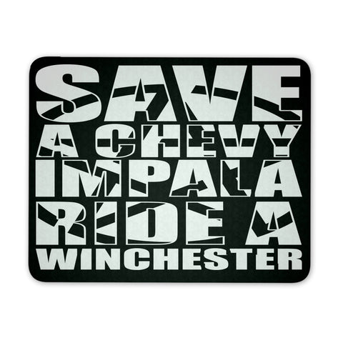 Save A Chevy Impala - Mousepad - Mousepads - Supernatural-Sickness