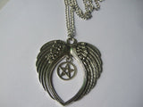 Large Angel Wing Necklace (Free Shipping) - Necklace - Supernatural-Sickness - 3