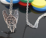 Angel Wings Pentagram Pendant Necklace (Free Shipping) - Necklace - Supernatural-Sickness - 2