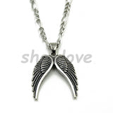Angel Wings Silver Plated Necklace (Free Shipping) - Necklace - Supernatural-Sickness - 1