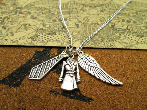 Castiel Silver Charms Necklace - Necklace - Supernatural-Sickness