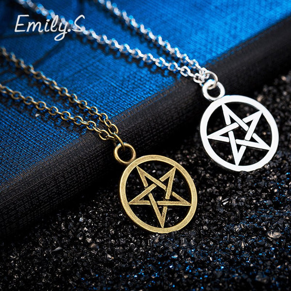 Gold/Silver Plated Pentagram Necklace - Necklace - Supernatural-Sickness - 3