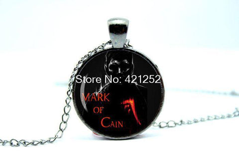 Mark of Cain Glass Photo Cabochon Necklace - Necklace - Supernatural-Sickness
