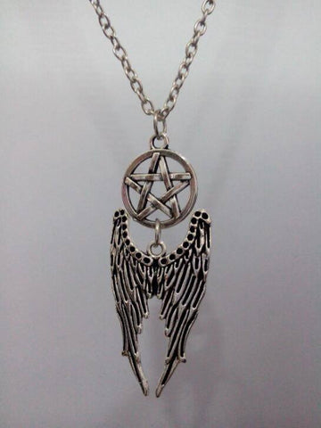 Supernatural Double Feather Angel Wings Necklace (Free Shipping) - Necklace - Supernatural-Sickness