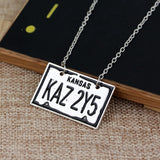 Supernatural KAZ 2YZ License Plate Necklace (Free Shipping) - Necklace - Supernatural-Sickness - 3