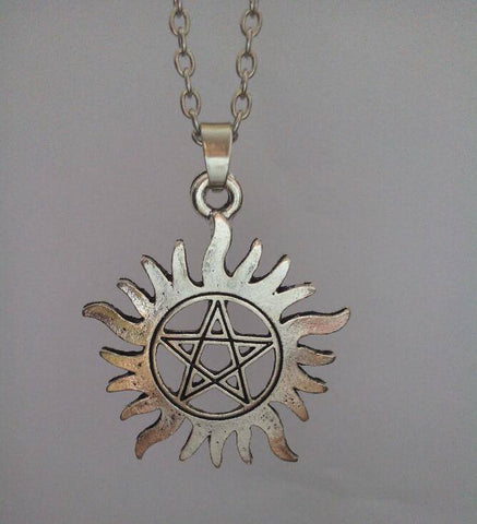 Anti Possession Silver Pendant Necklace (Free Shipping) - Pendant - Supernatural-Sickness