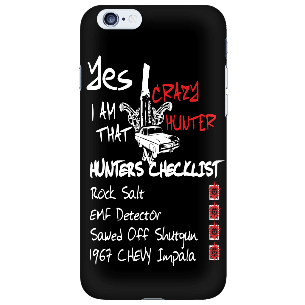 Crazy Hunter - Phonecover Supernatural-Sickness Crazy Hunter - Phonecover Supernatural-Sickness