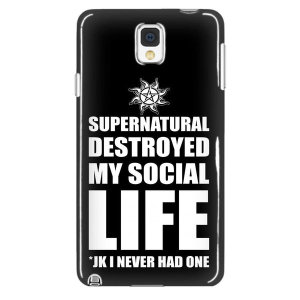 Supernatural Destroyed My Social Life - Phonecover - Phone Cases - Supernatural-Sickness - 2