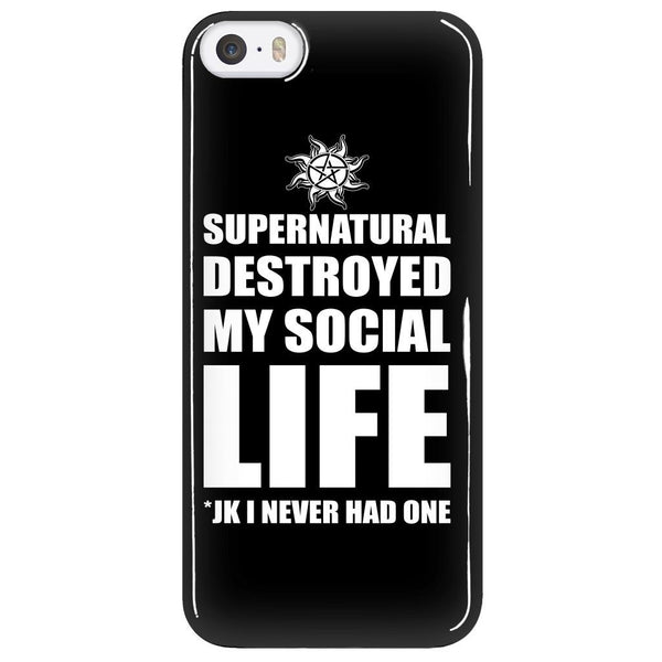 Supernatural Destroyed My Social Life - Phonecover - Phone Cases - Supernatural-Sickness - 5
