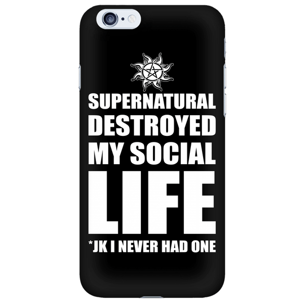Supernatural Destroyed My Social Life - Phonecover - Phone Cases - Supernatural-Sickness - 6