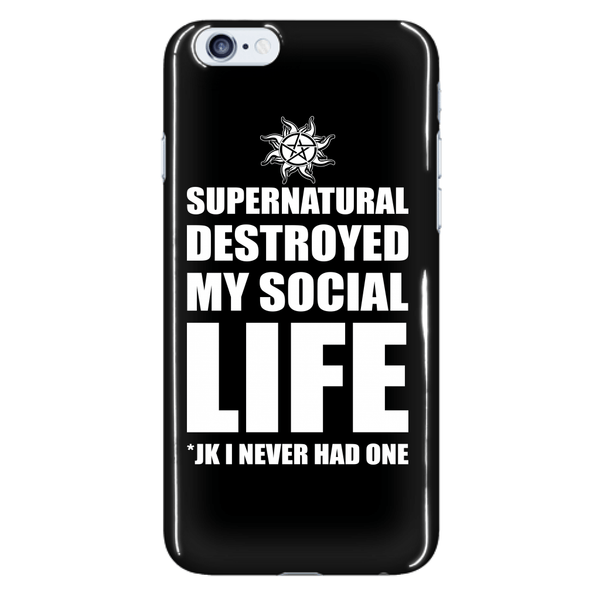 Supernatural Destroyed My Social Life - Phonecover - Phone Cases - Supernatural-Sickness - 7
