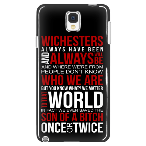 Winchesters always have been and always will be - Phonecover - Phone Cases - Supernatural-Sickness - 1