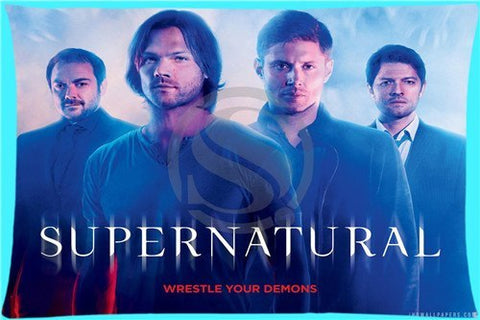 Supernatural Dean Sam Cas Crowley Pillow Cover - Pillow Case - Supernatural-Sickness
