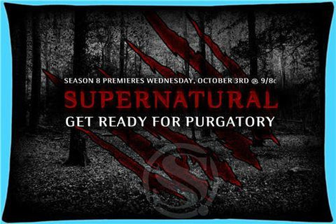Supernatural Get Ready For Purgatory Pillow Cover (Free Shipping) - Pillow Case - Supernatural-Sickness