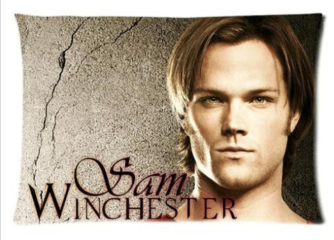 Supernatural Sam Winchester Two Sided Pillow Cover - Pillow Case - Supernatural-Sickness