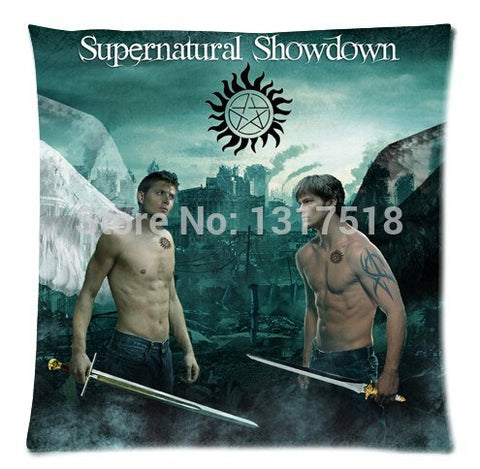 Supernatural Showdown Pillow Cover - Pillow Case - Supernatural-Sickness