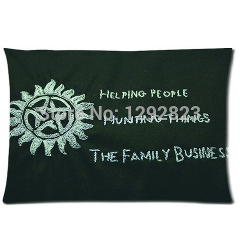 Supernatural The Family Business Pillow Cover - Pillow Case - Supernatural-Sickness