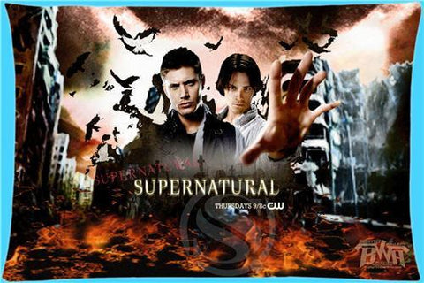 Supernatural Winchester Bros Pillow Cover (Free Shipping) - Pillow Case - Supernatural-Sickness