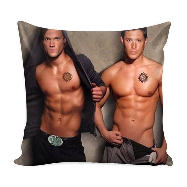 Sam And Dean Shirt Less - Pillow Case - Pillows - Supernatural-Sickness - 1