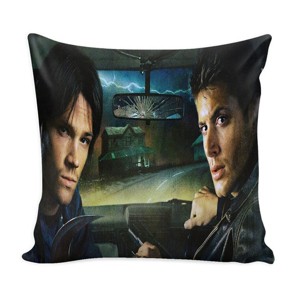 Sam And Dean Winchester - Pillow Case - Pillows - Supernatural-Sickness - 1
