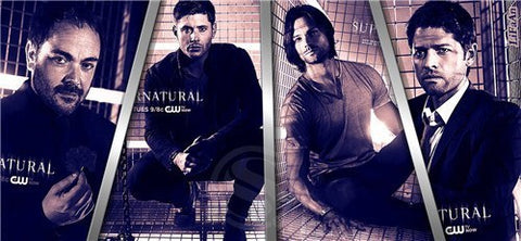 Supernatural Dean Sam Cas Crowley Wall Poster 27x40cm - Poster - Supernatural-Sickness