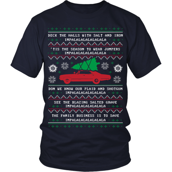 Supernatural Ugly Christmas Sweater - T-shirt - Supernatural-Sickness - 7