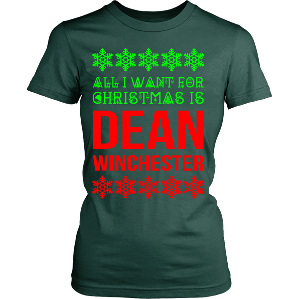 All I Want For Christmas Is Dean Winchester - Tank Top - T-shirt - Supernatural-Sickness - 14