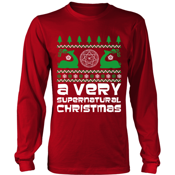 BGA Supernatural UGLY Christmas Sweater - T-shirt - Supernatural-Sickness - 3