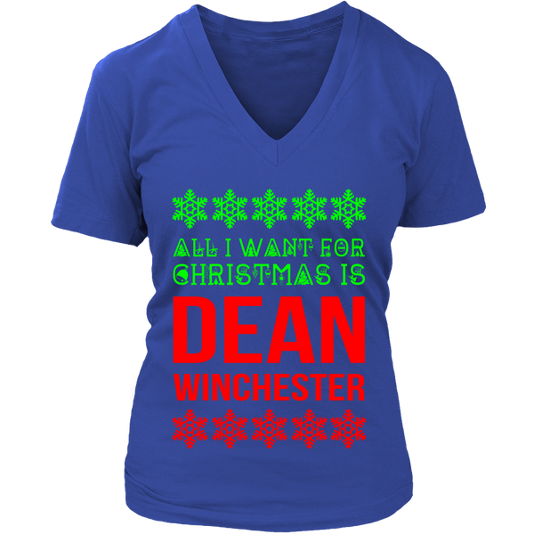 All I Want For Christmas Is Dean Winchester - Tank Top - T-shirt - Supernatural-Sickness - 6
