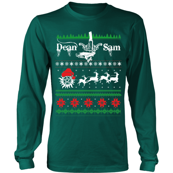 Supernatural UGLY Christmas Sweater - T-shirt - Supernatural-Sickness - 3