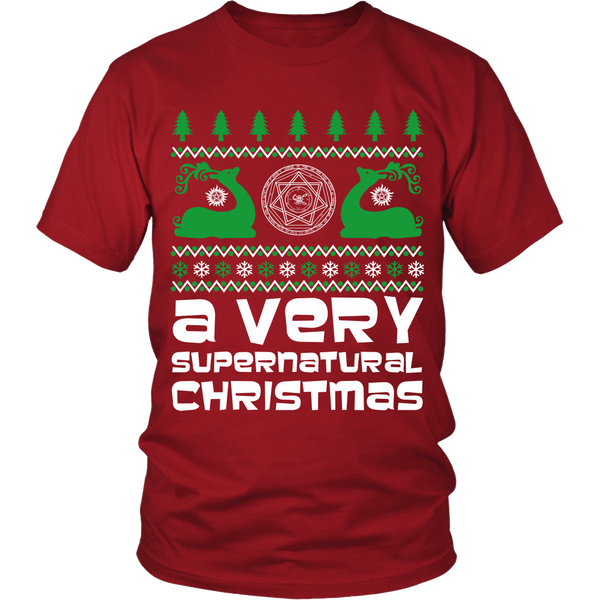 BGA Supernatural UGLY Christmas Sweater - T-shirt - Supernatural-Sickness - 9